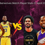 Lakers Vs Timberwolves Match Player Stats 27 April 2025 Box Score