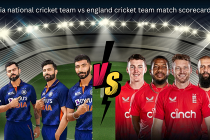 india national cricket team vs england cricket team match scorecard