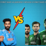 india national cricket team vs pakistan national cricket team match scorecard