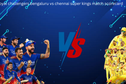 royal challengers bengaluru vs chennai super kings match scorecard