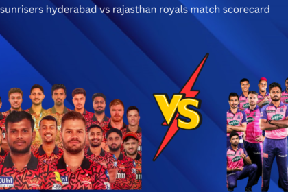 sunrisers hyderabad vs rajasthan royals match scorecard