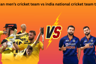 australian men’s cricket team vs india national cricket team timeline